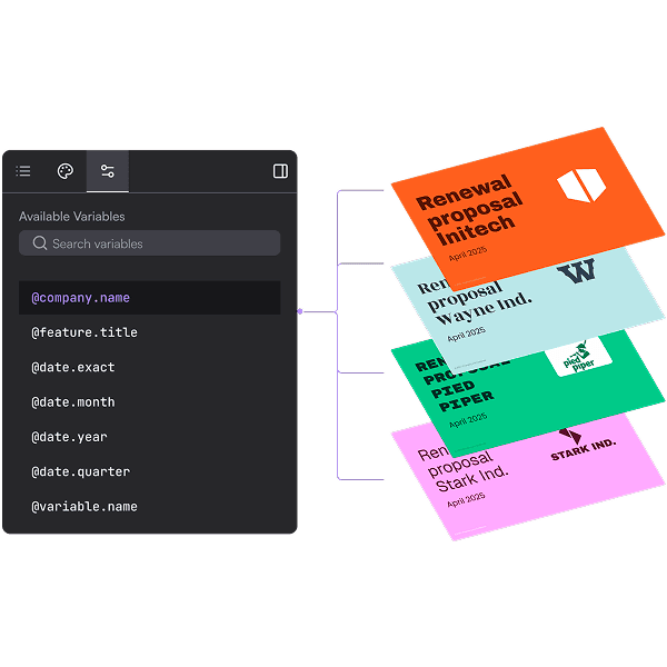 Korl AI agents generate up-to-date presentations based on the most recent data about that customer's usage and priorities